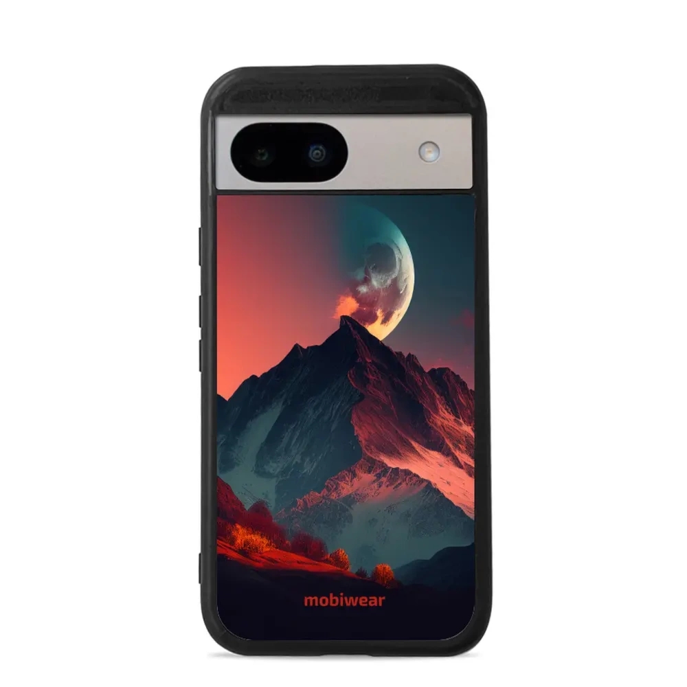 Etui ochronne do Google Pixel 8a, Mobiwear Glossy Case, górski zmierzch