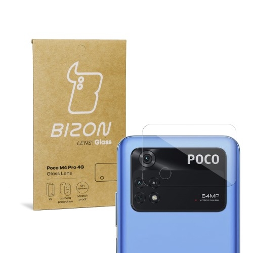 Image of Szkło na aparat Bizon Glass Lens dla Xiaomi Poco M4 Pro 4G, 2 sztuki