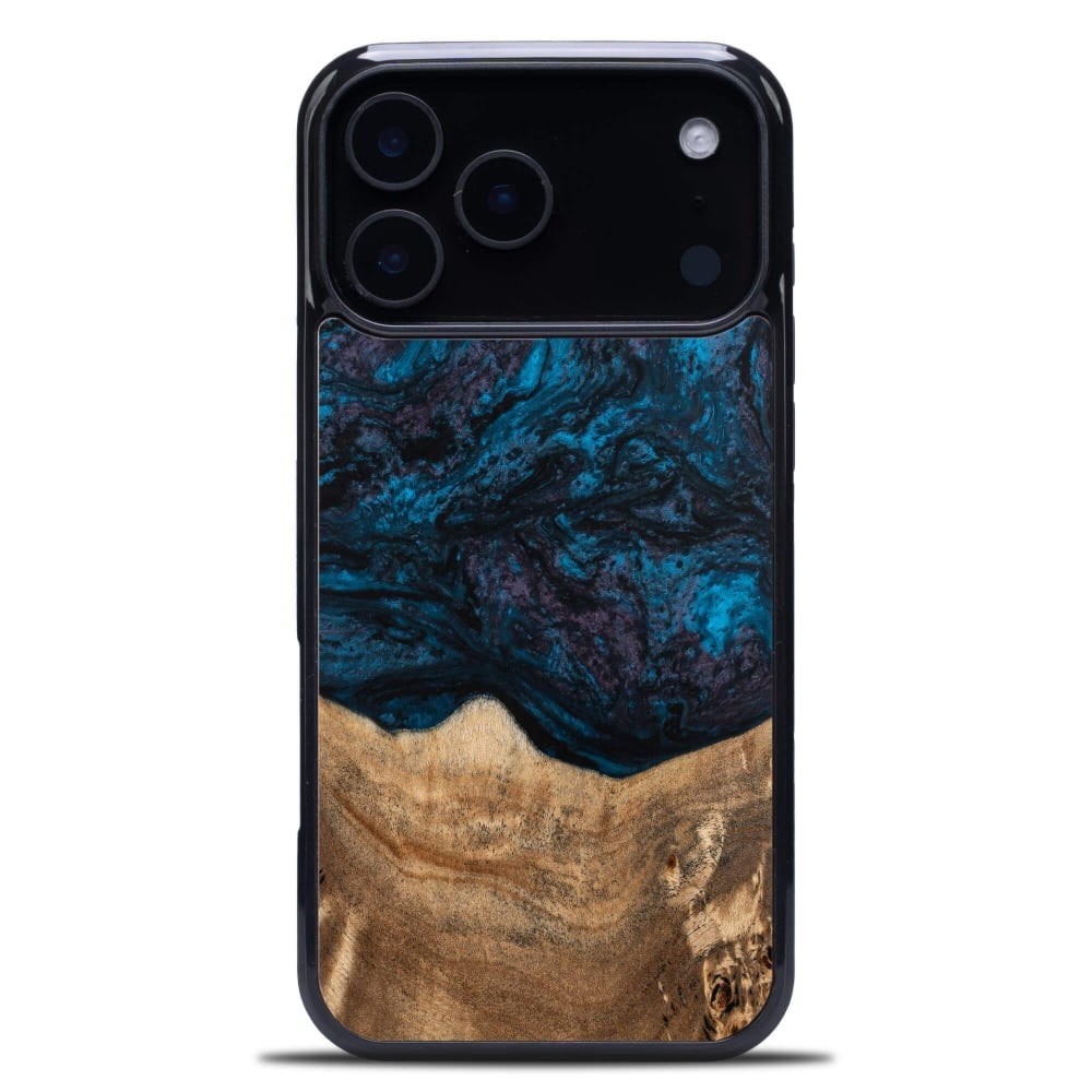 Drewniane etui do iPhone 17 Pro Max, Bewood Unique Planets Neptun