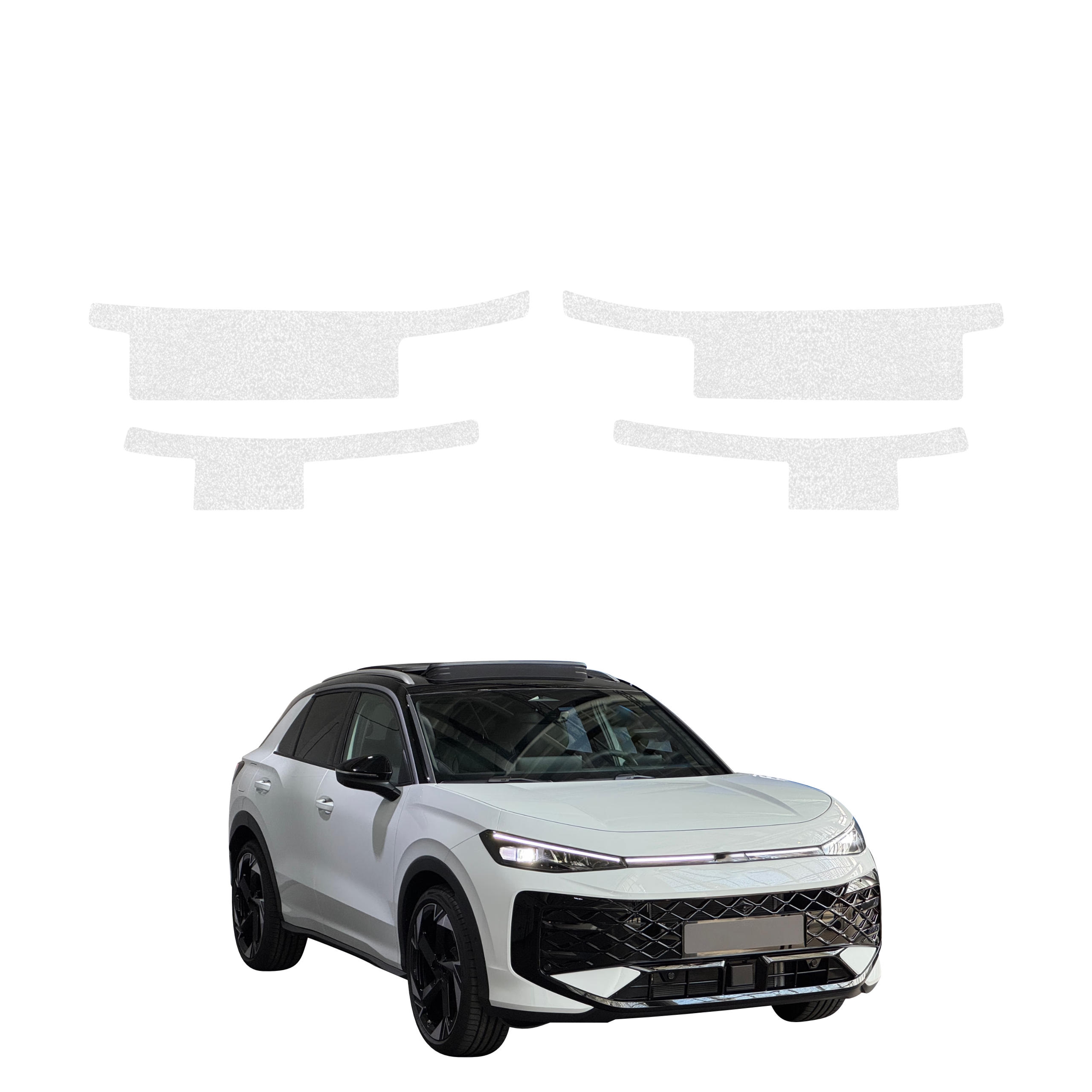 4w1 Bezbarwna powłoka techniczna Grizz Protector na progi Volkswagen T-Roc (2025-2026)