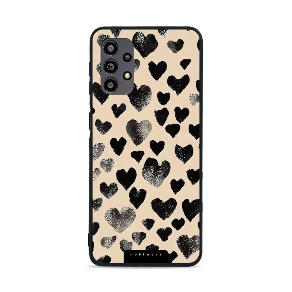 Etui ochronne do Galaxy A32 5G, Mobiwear Glossy Case, beżowa miłość