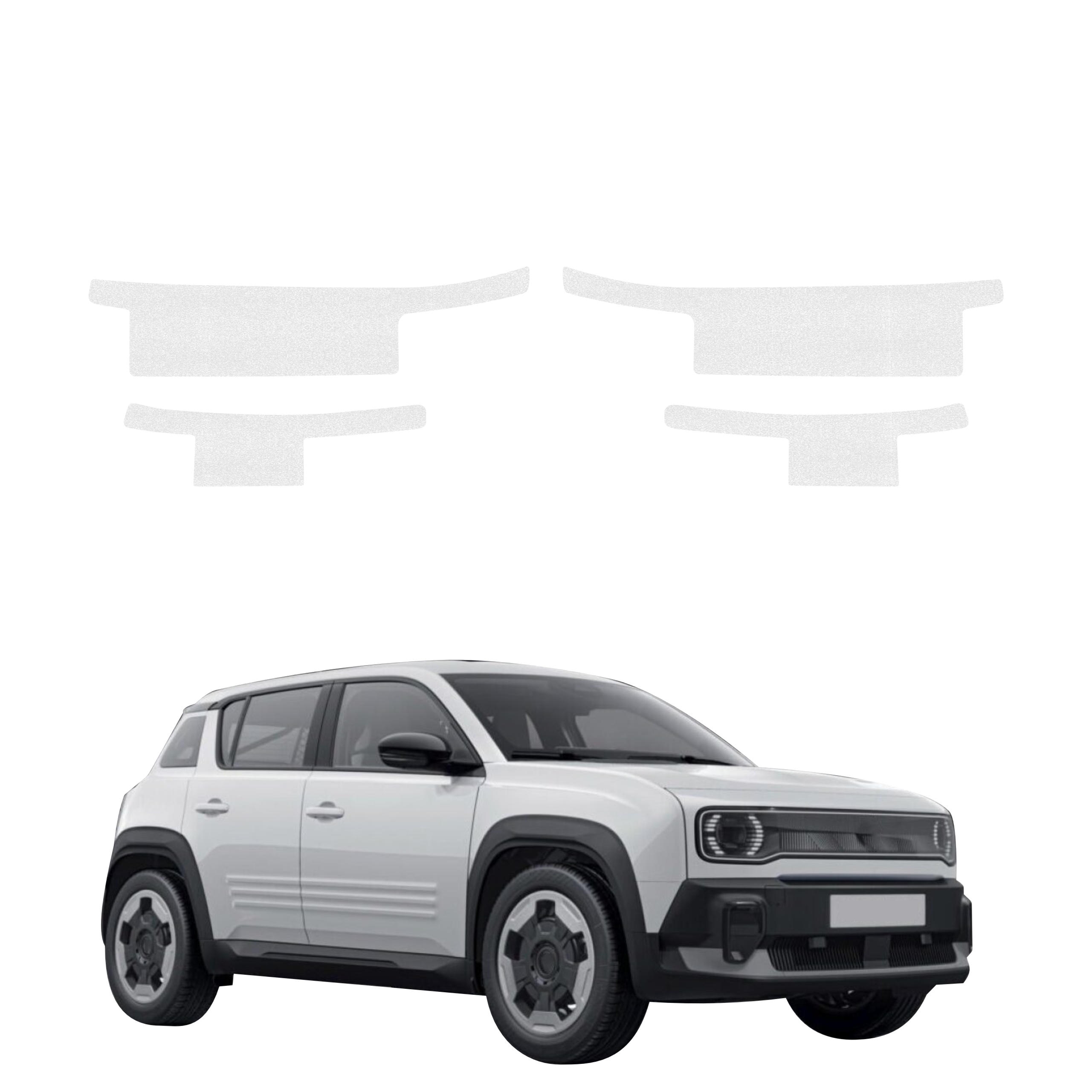 4w1 Bezbarwna powłoka techniczna Grizz Protector na progi Renault R4 (2025-2026)