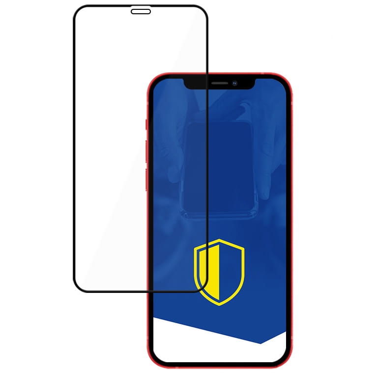 Image of Szkło 3mk HardGlass Max iPhone 12 / 12 Pro, czarne