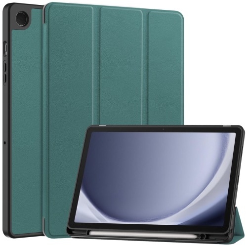 Image of Etui Bizon Case Tab Lizard do Samsung Galaxy Tab A9 Plus, ciemnozielone