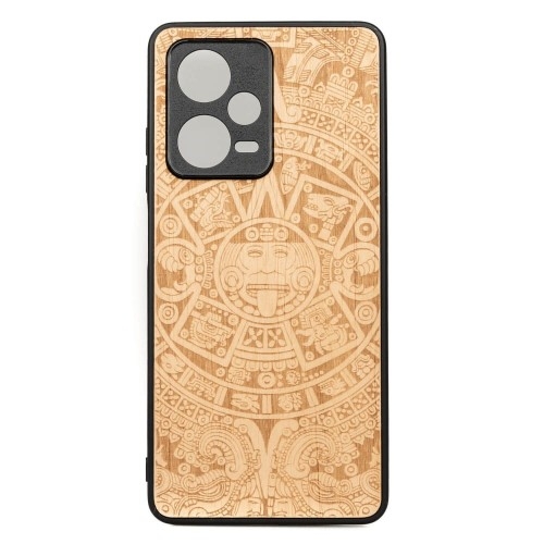 Image of Drewniane etui Bewood Redmi Note 12 Pro 5G, Kalendarz Aztecki Aniegre