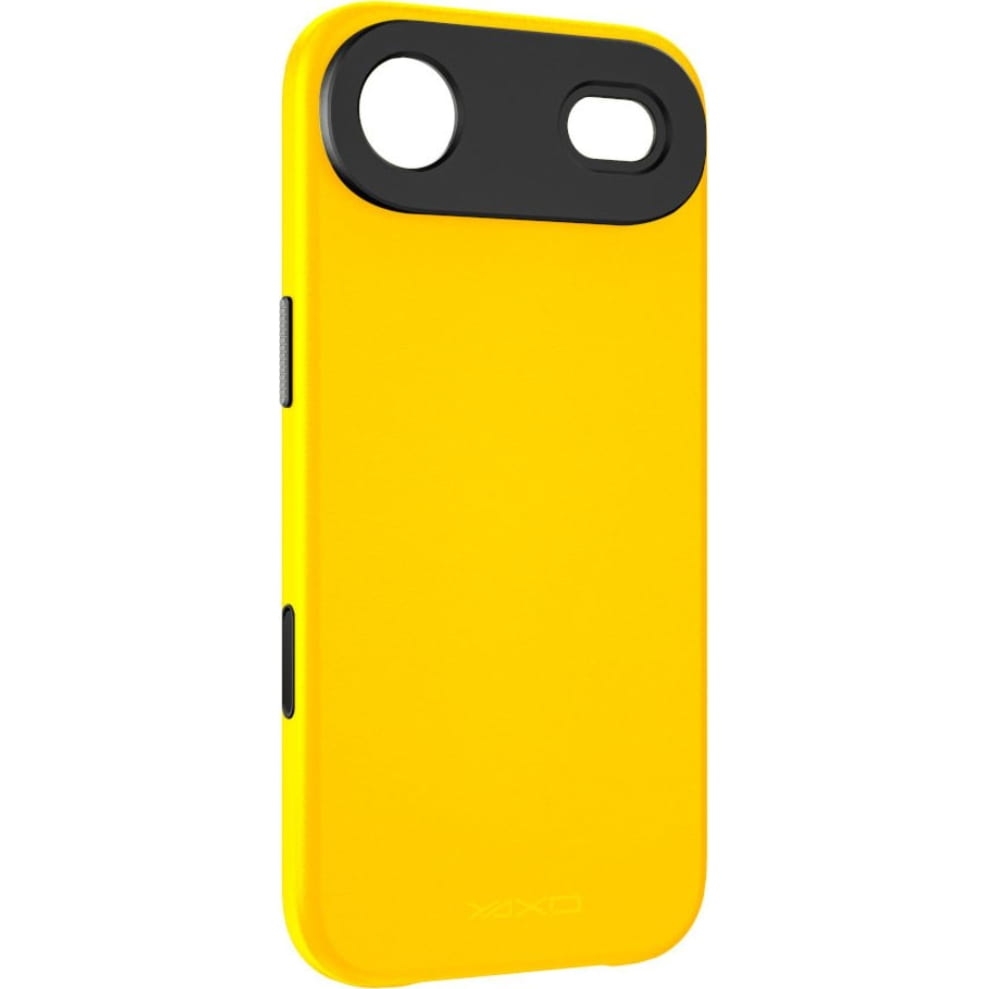 Etui YAXO Leather Gear Slim Case MagSafe do iPhone Air, żółte