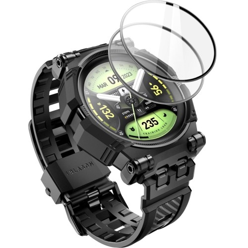 Image of Etui z paskiem + 2 szkła Supcase i-Blason ArmorBox do Galaxy Watch 5 Pro 45mm, czarne