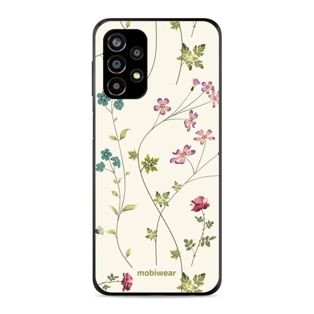 Etui ochronne do Galaxy A23 4G, Mobiwear Glossy Case, sielski kwiat