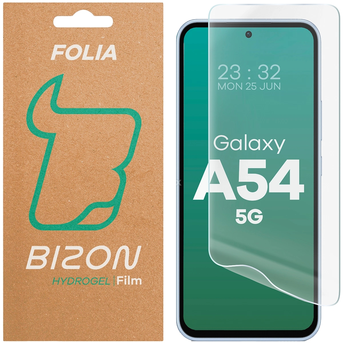 Folia hydrożelowa na ekran Bizon Film Hydrogel Front do Galaxy A54 5G, 1 sztuka