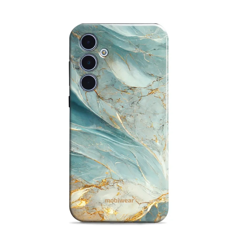 Etui ochronne do Galaxy A35 5G, Mobiwear Elite Pro, żyła lazuru