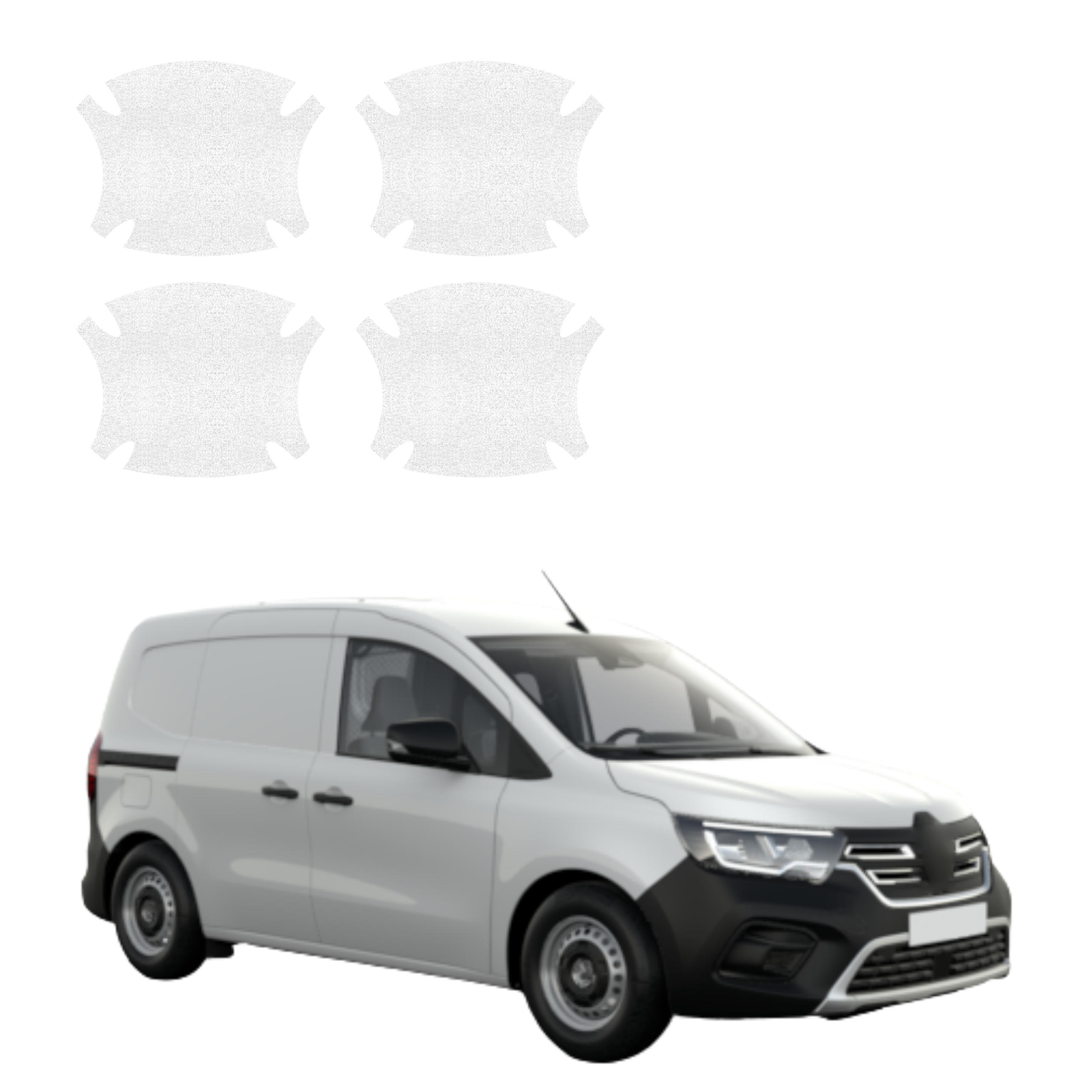 4w1 Biała powłoka techniczna Grizz Protector pod klamki Renault Kangoo Van (2021-2026)