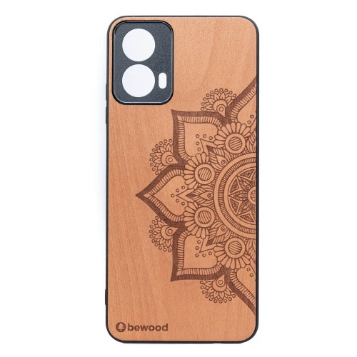 Image of Drewniane etui do Motorola Moto G34 5G, Bewood Mandala Jabłoń