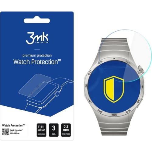 Image of Szkło hybrydowe 3mk Watch Protection do Huawei Watch GT 4 46mm, 3 sztuki