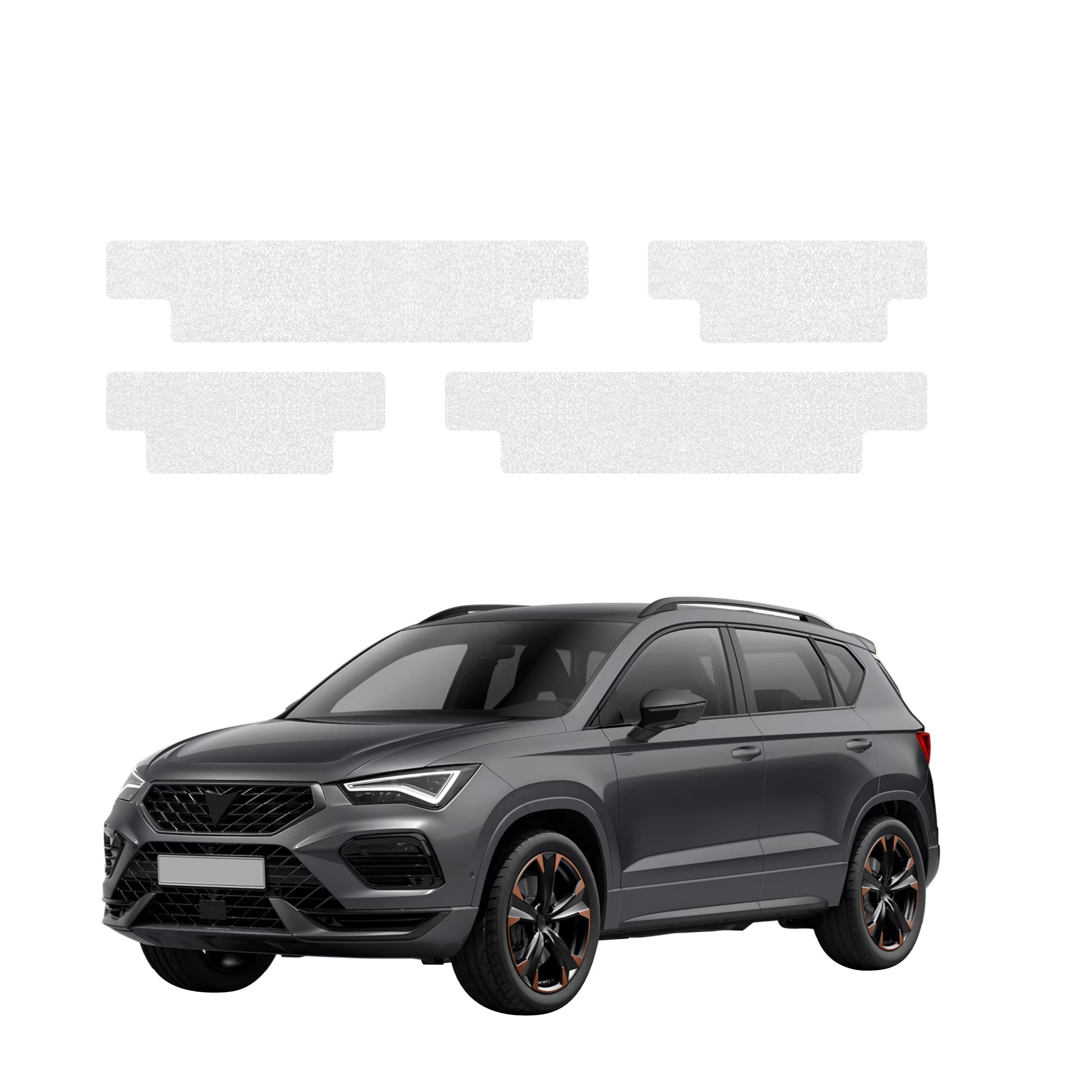 4w1 Bezbarwna powłoka techniczna Grizz Protector na progi Cupra Ateca (2020-2026)