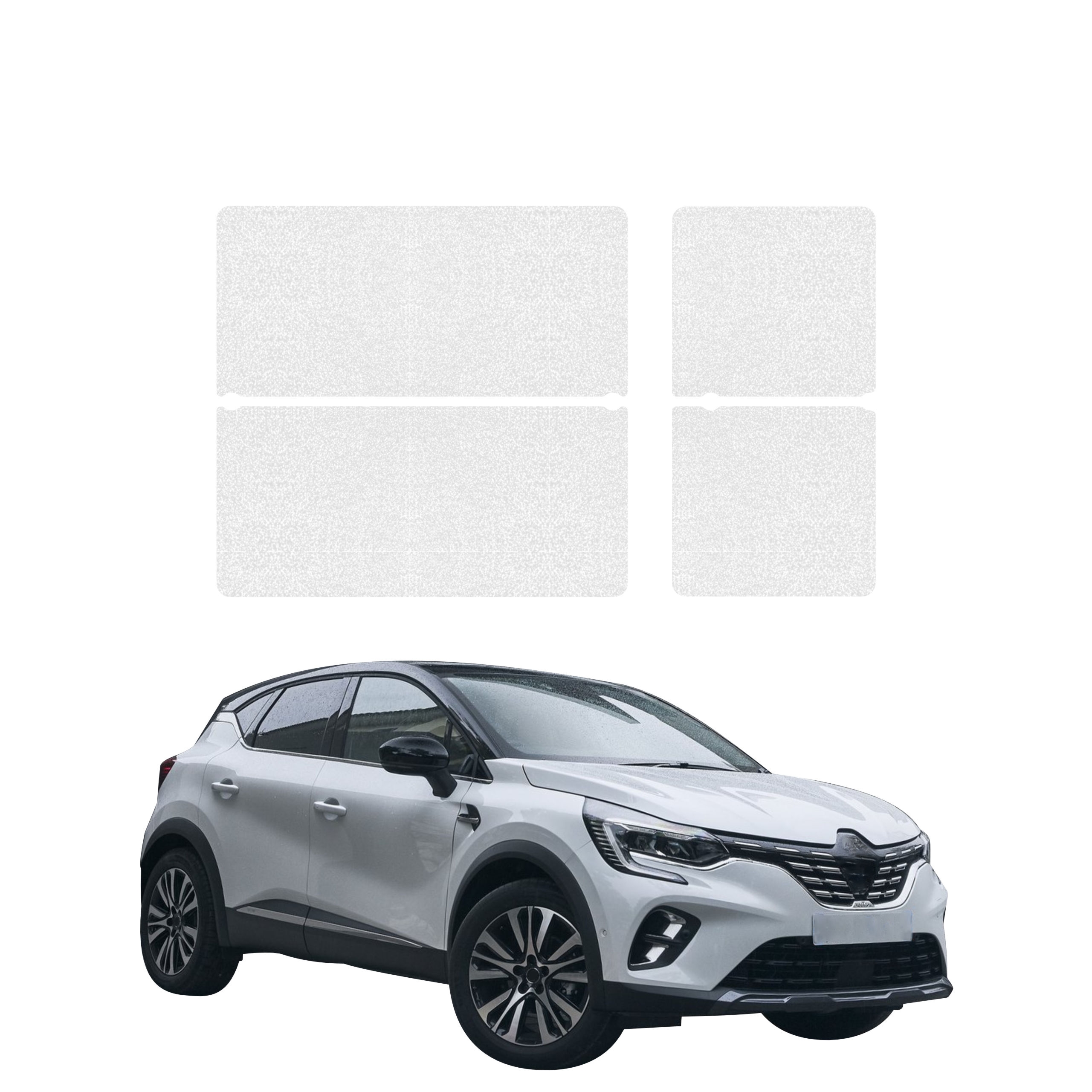 4w1 Bezbarwna powłoka techniczna Grizz Protector na progi Renault Captur (2019-2023)