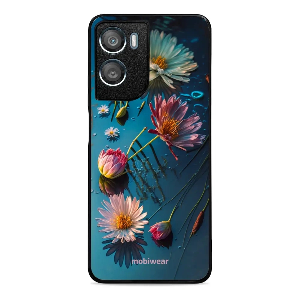 Etui ochronne do Motorola Moto G06 4G / Motorola Moto G06 Power 4G, Mobiwear Glossy Case, niebiesko-kwieciste