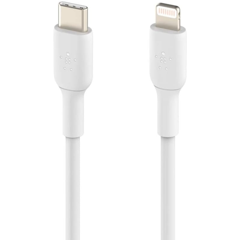 Kabel Belkin Boost Charge PVC MFi USB-C do Lightning 18W 1m, biały