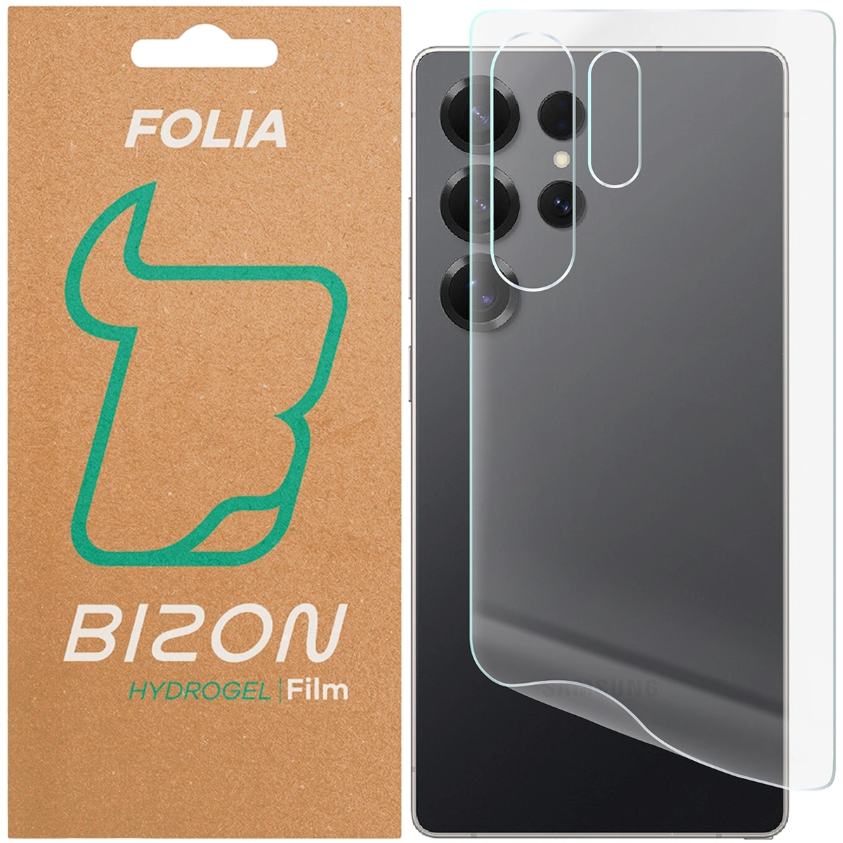 Folia hydrożelowa na tył Bizon Film Hydrogel Back do Galaxy S25 Ultra, 1 sztuka