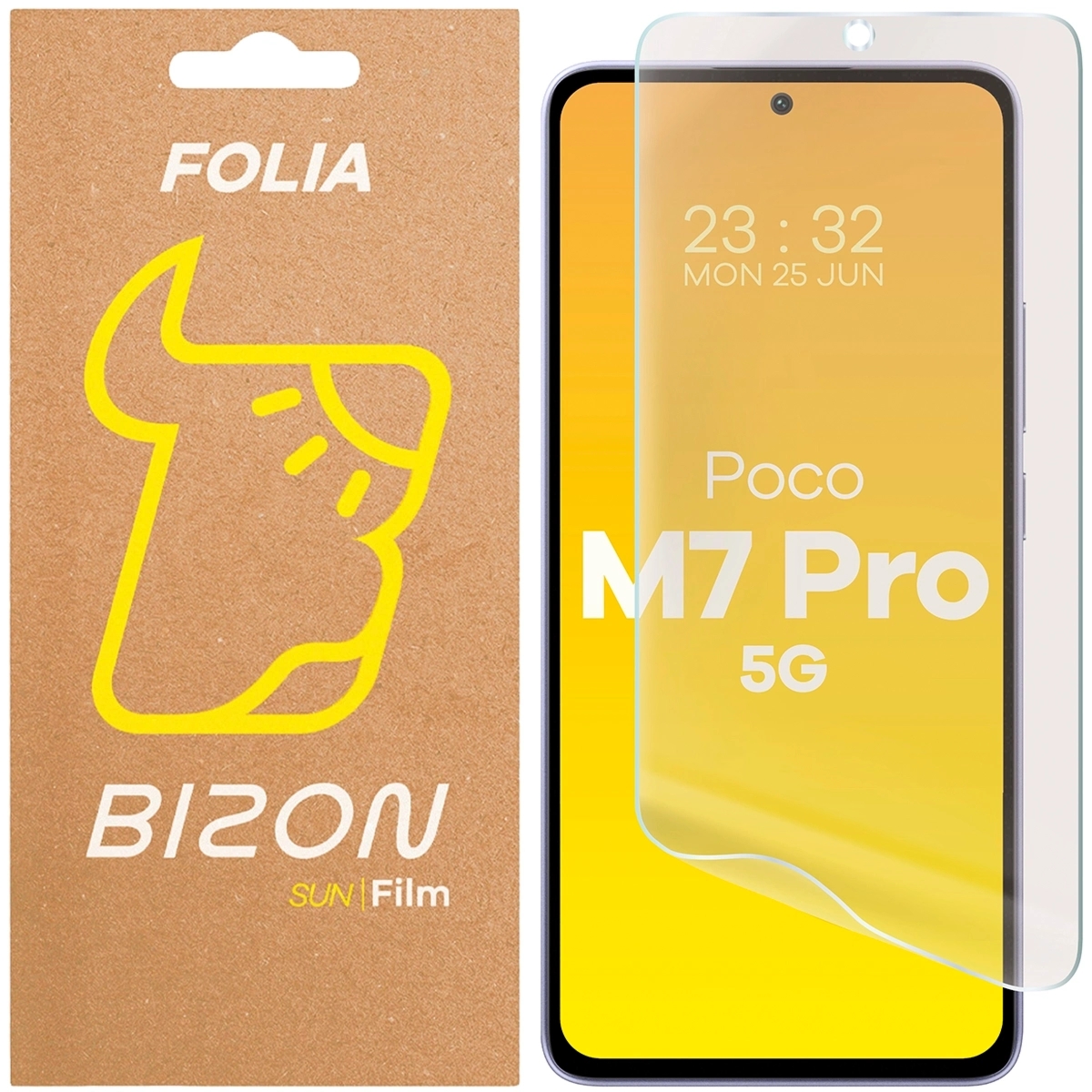 Folia matowa Bizon Film Sun do Xiaomi POCO M7 Pro 5G, 1 sztuka