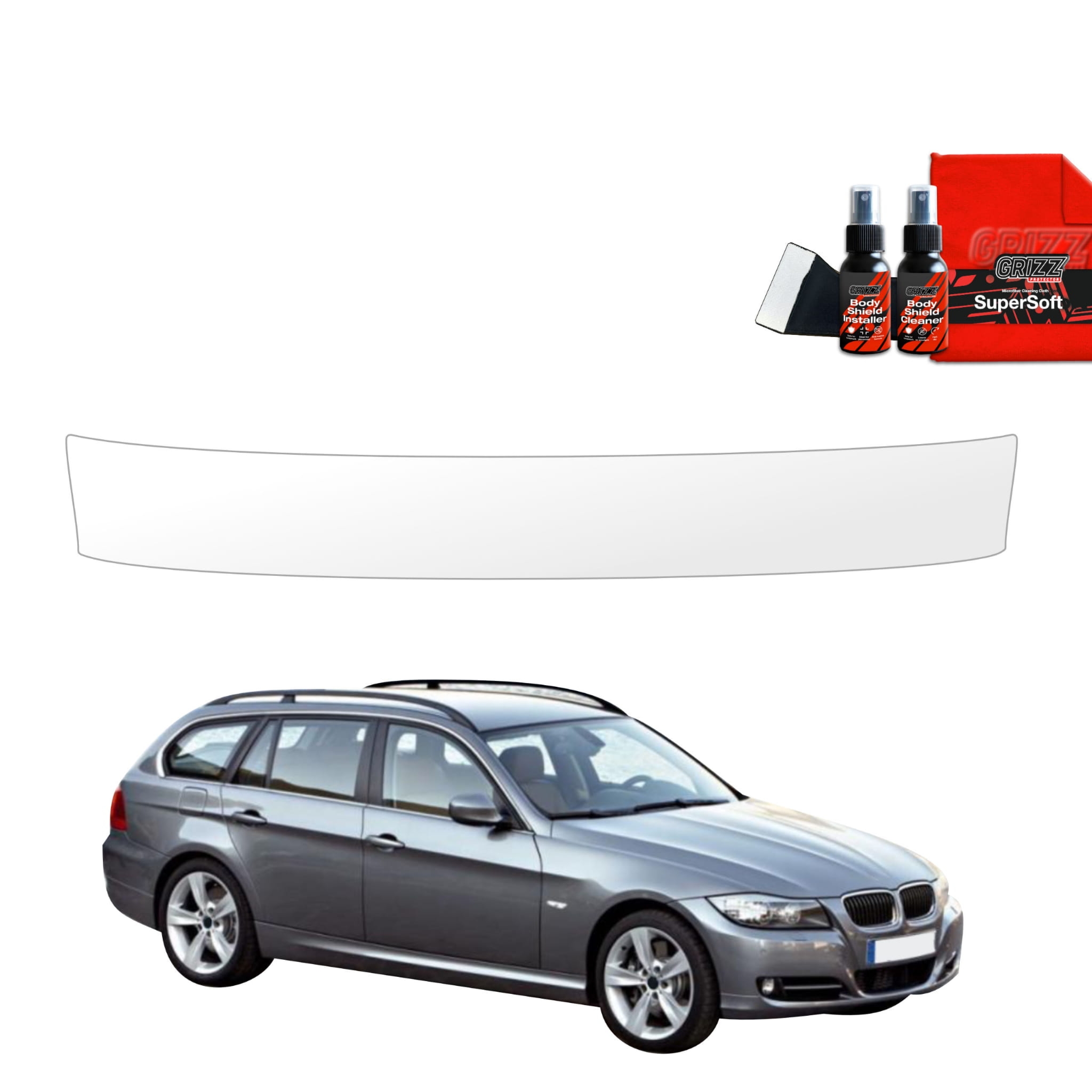 Folia ochronna na próg bagażnika Grizz Protector do BMW 3 E91 Kombi LCI (2008-2012)