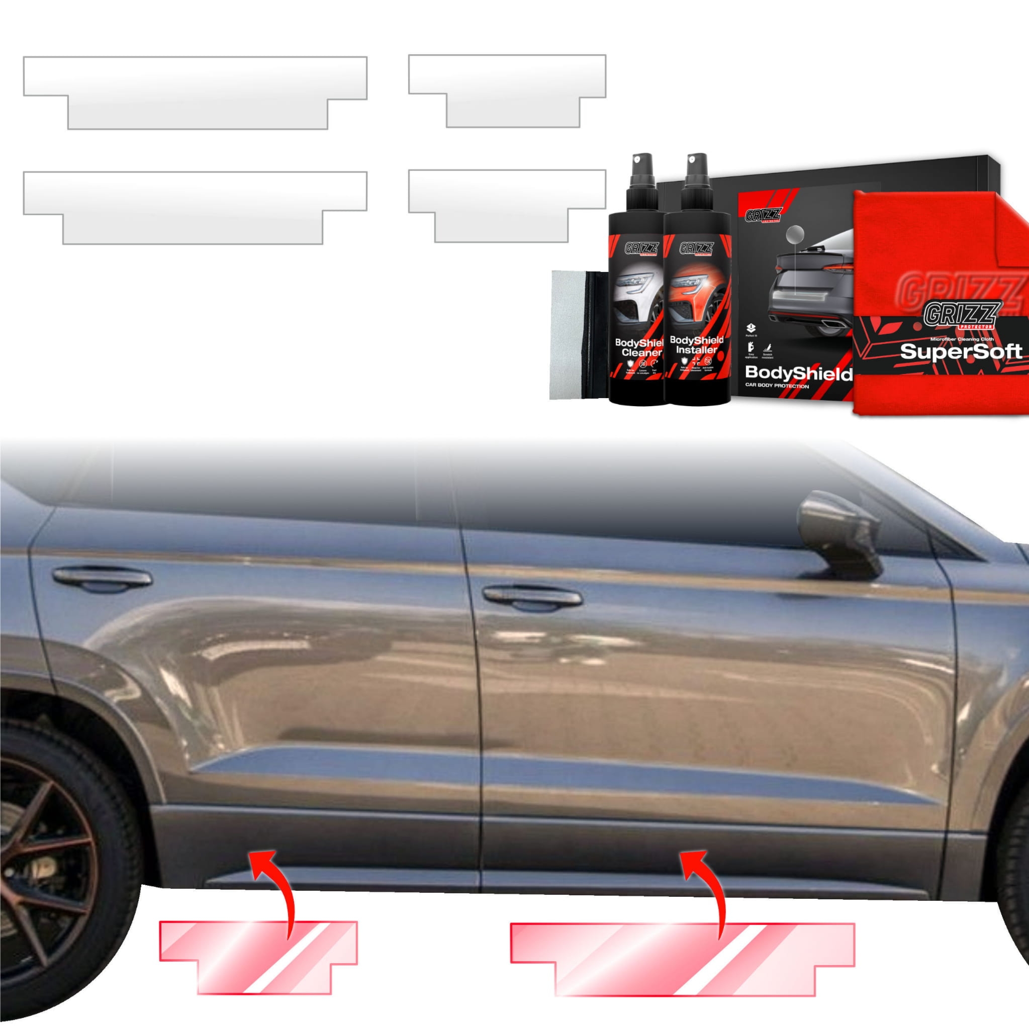 4w1 Folia ochronna Grizz Protector na progi do Cupra Ateca (2020-2026)