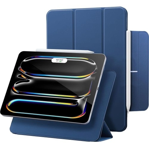 Image of Etui ESR Rebound Magnetic Case do iPad Pro 11" 5 gen. 2024, granatowe