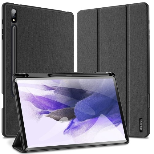 Image of Etui Dux Ducis Domo do Galaxy Tab S10 Plus / S9 FE Plus / S9 Plus, czarne