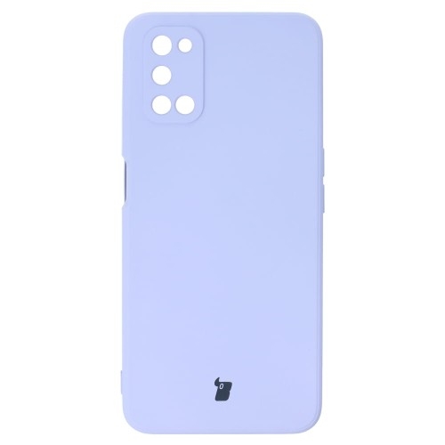 Image of Etui Bizon Case Silicone Sq do Oppo A52 / A72 / A92, jasnofioletowe