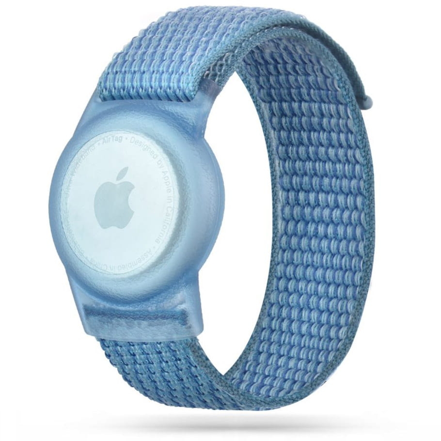 OUTLET: Tech-protect etui z paskiem dla dzieci  Apple AirTag, niebieskie