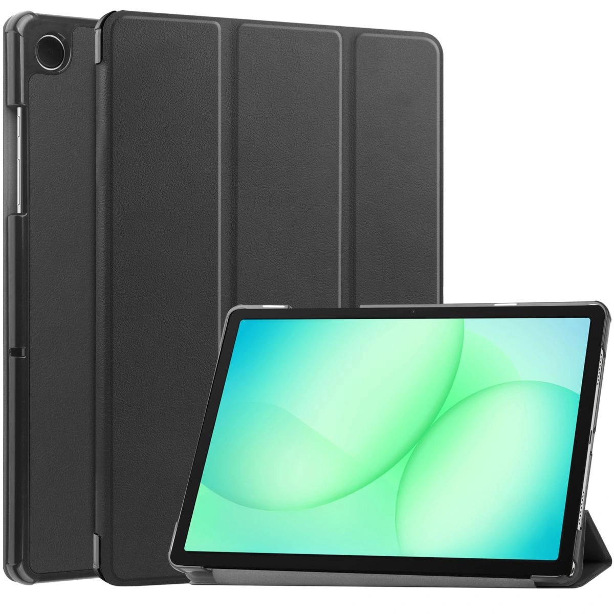 Etui z klapką Bizon Case Tab Croc do Galaxy Tab A11 Plus / A9 Plus, czarne