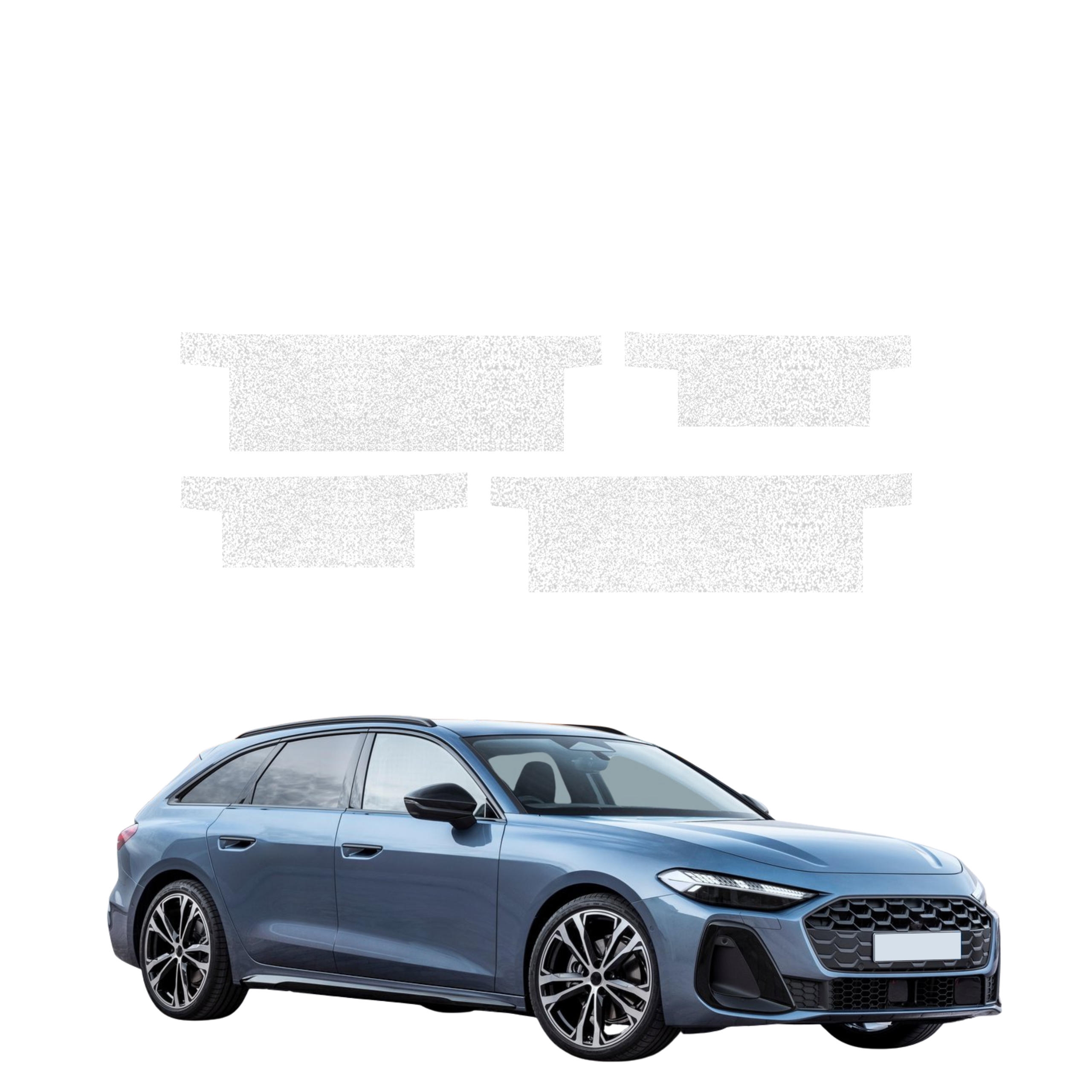 4w1 Biała powłoka techniczna Grizz Protector na progi Audi A5 B10 Avant (2025-2026)