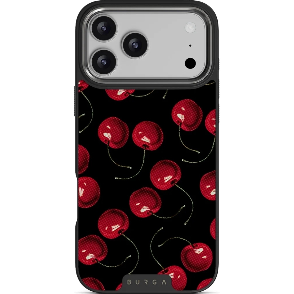 Etui Burga Elite Dark MagSafe do iPhone 18 Pro, Cherrybomb Gunmetal