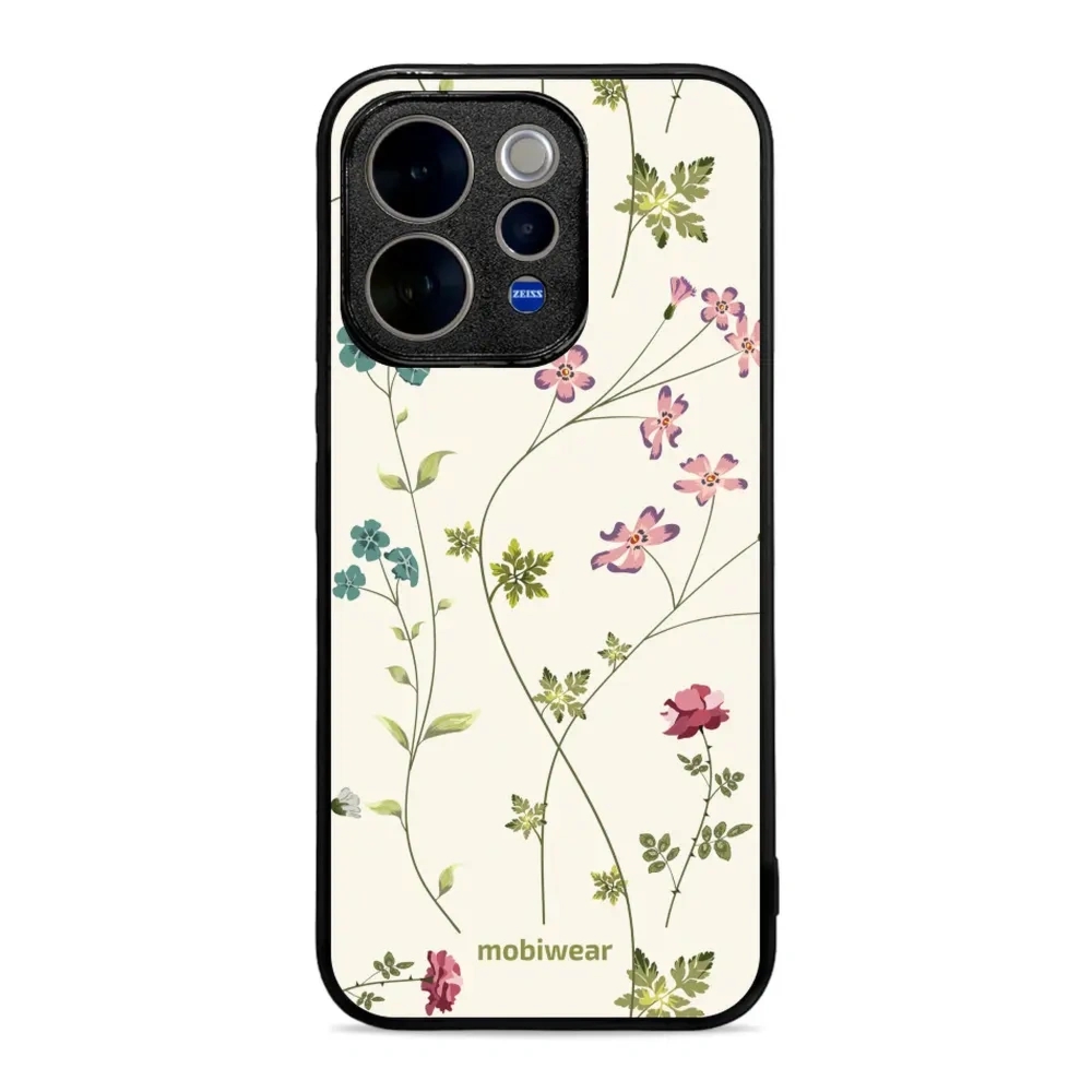 Etui ochronne do Vivo V70 5G, Mobiwear Glossy Case, sielski kwiat