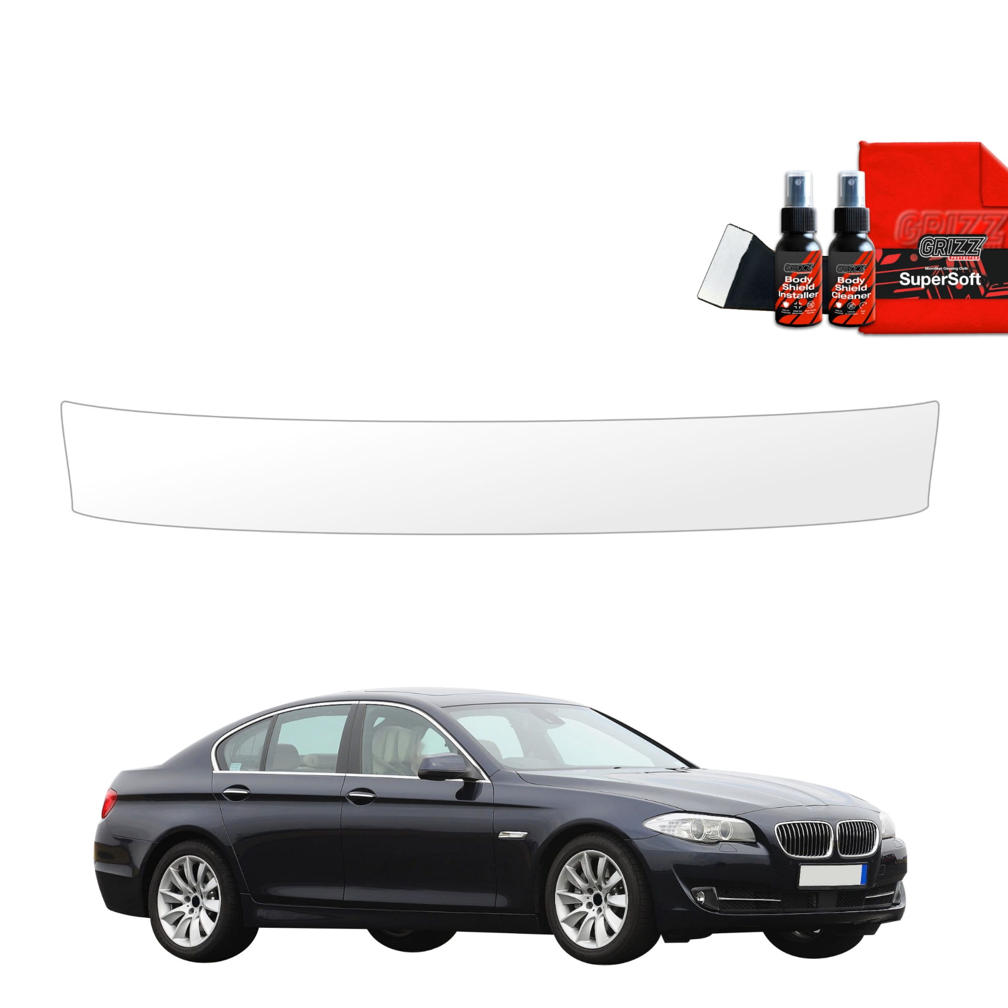 Folia ochronna na próg bagażnika Grizz Protector do BMW 5 F10 Sedan PreLCI (2010-2012)
