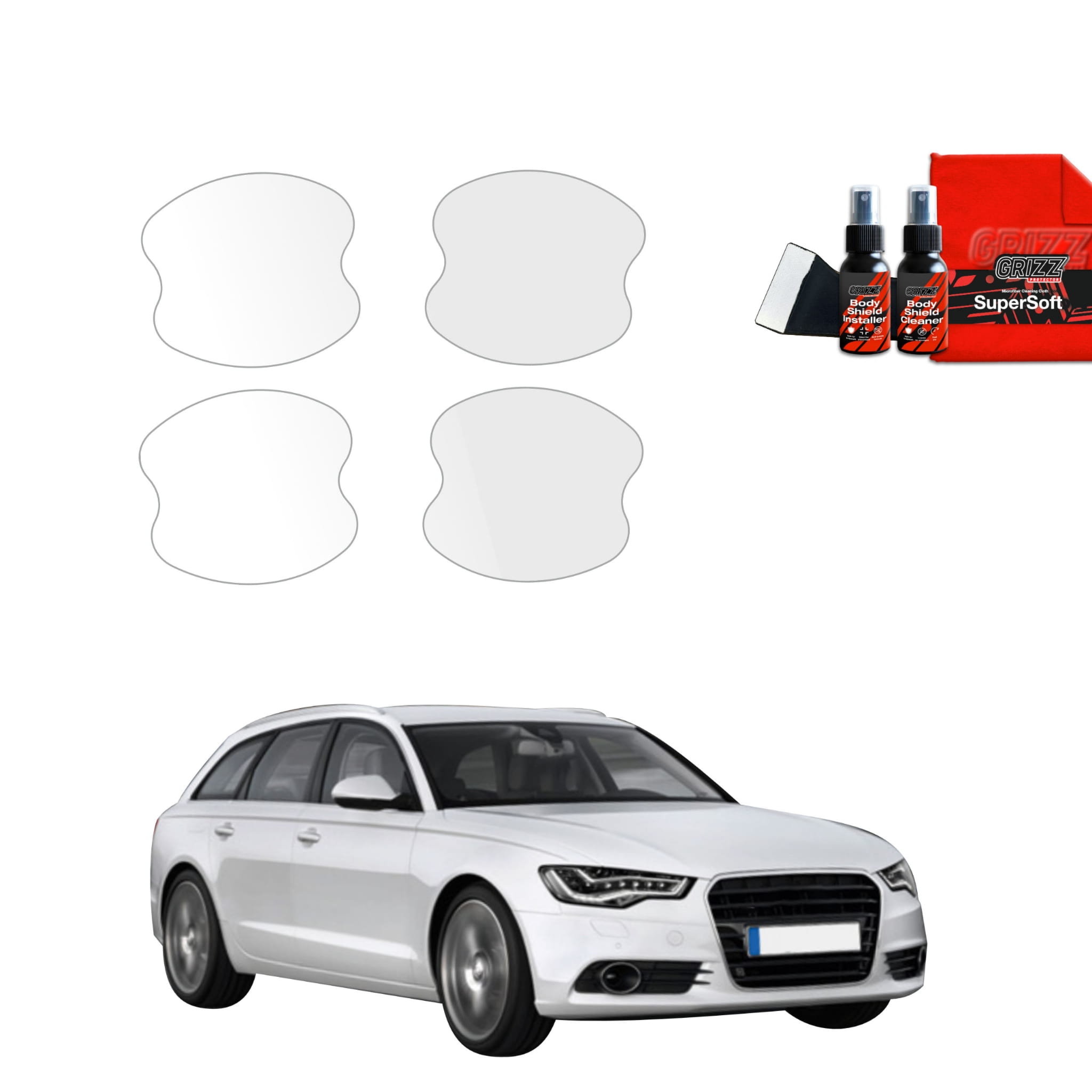 4w1 Folia ochronna pod klamki Grizz Protector do Audi A6 C7 Avant (2011-2014)