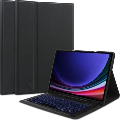 Image of Etui Tech-Protect SC Pen + Keyboard do Galaxy Tab S9, czarne