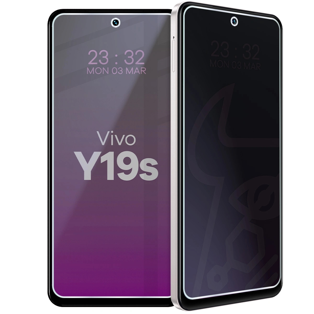 Prywatyzujące szkło hybrydowe Bizon Hybrid Shadow do Vivo Y19s, matowe