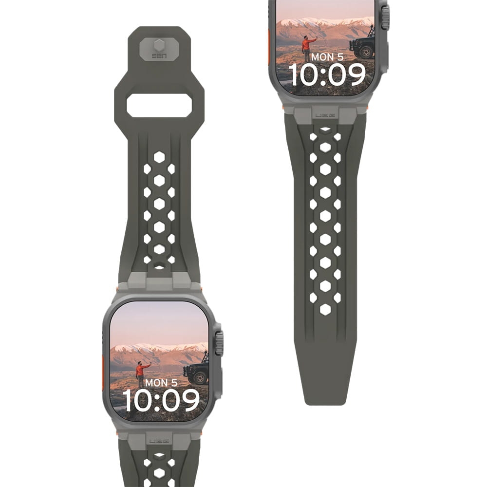 Image of Pasek Urban Armor Gear UAG Monarch Strap do Apple Watch 49/46/45/44 mm, zielony