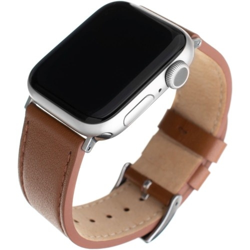 Image of Skórzany pasek Fixed Leather Strap do Apple Watch 49/45/44/42 mm, brązowy