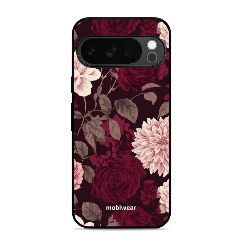 Etui ochronne do Google Pixel 10 Pro, Mobiwear Glossy Case, wino i dalie