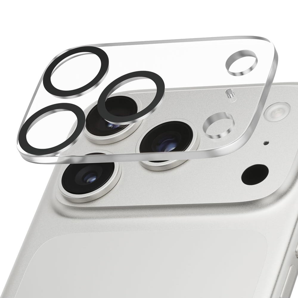 Szkło hartowane na aparat PanzerGlass PicturePerfect Camera Lens Protector dla iPhone 17 Pro, przezroczysto-czarne