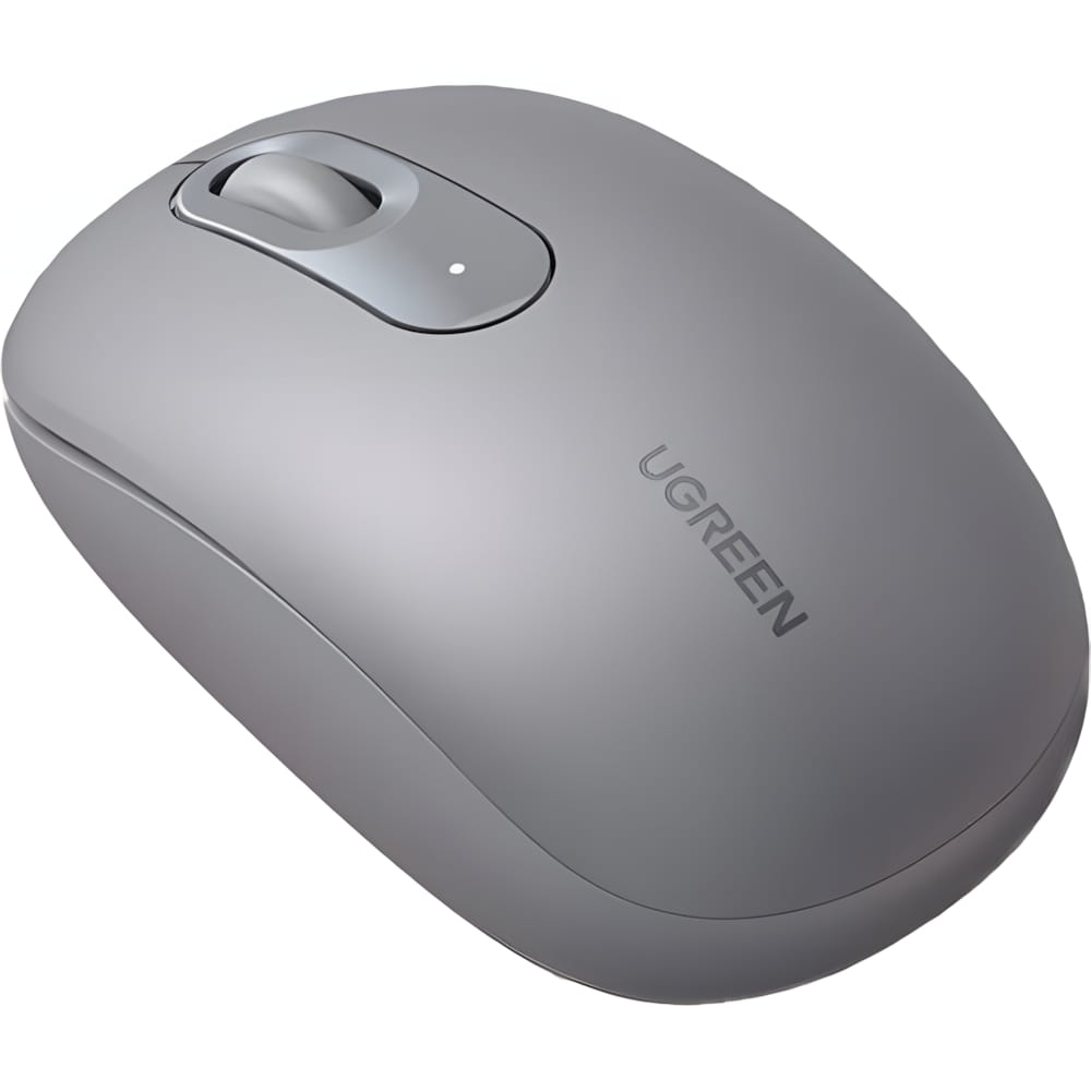 Image of Bezprzewodowa mysz optyczna, Ugreen MU105 Wireless Mouse, USB 2.4GHz, szara