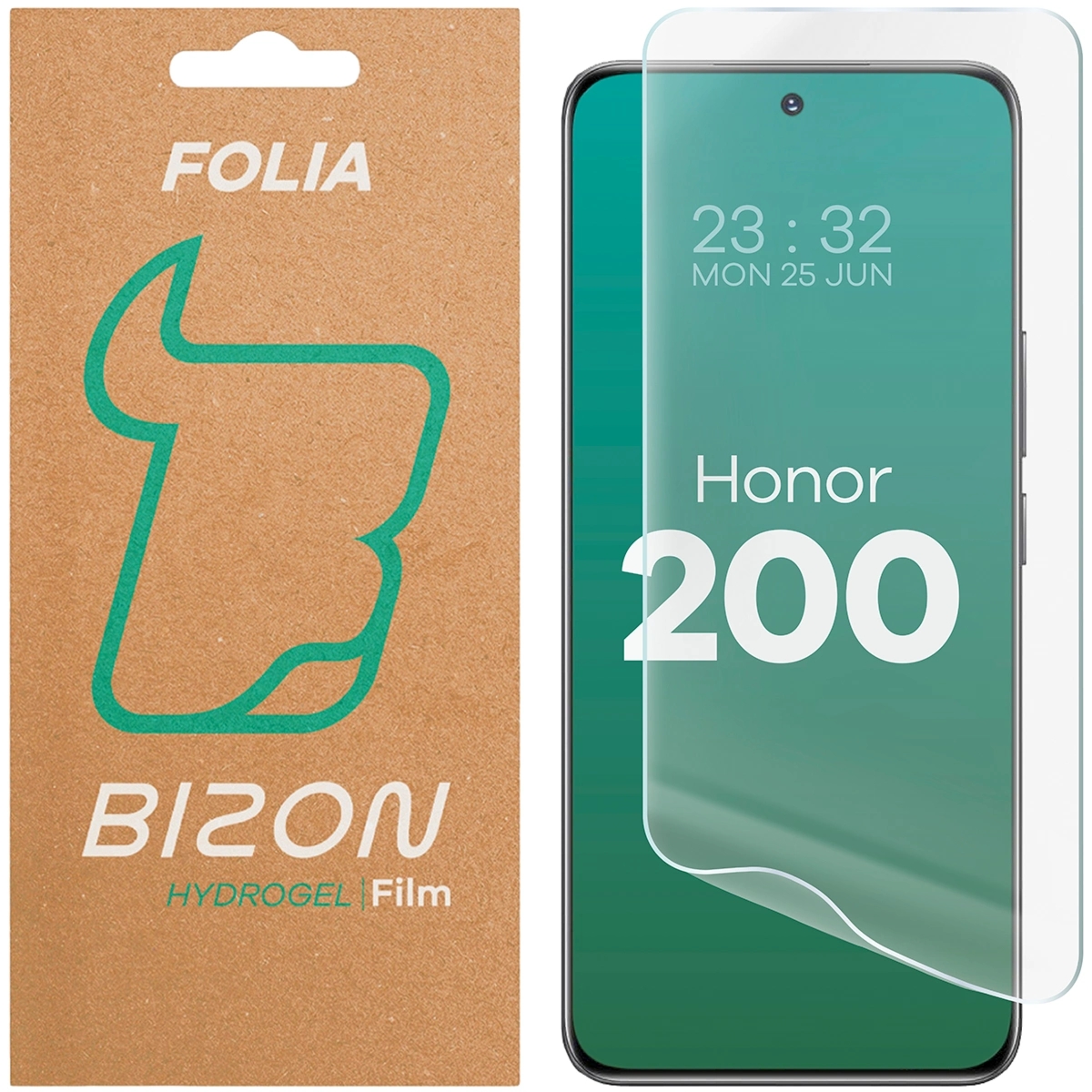 Folia hydrożelowa na ekran Bizon Film Hydrogel Front do Honor 200, 1 sztuka