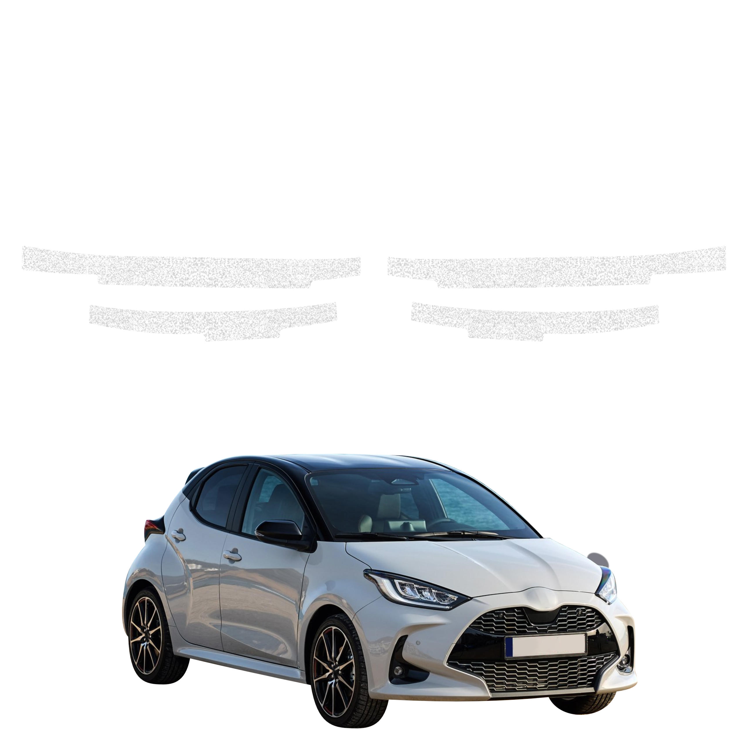 4w1 Biała powłoka techniczna Grizz Protector na progi Toyota Yaris HEV (2020-2026)
