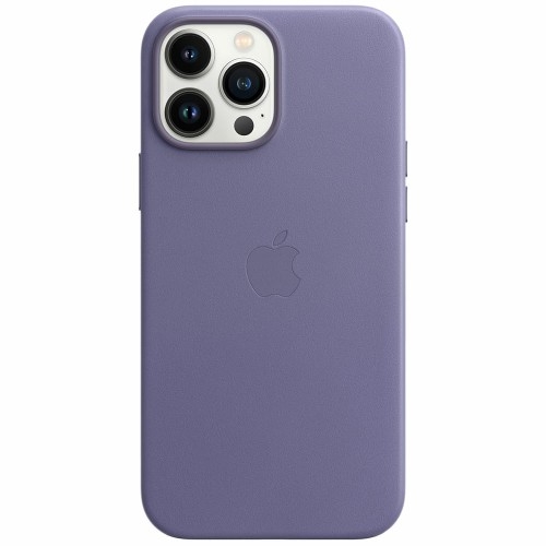 Image of Etui Apple Leather Case MagSafe do iPhone 13 Pro Max, fioletowe