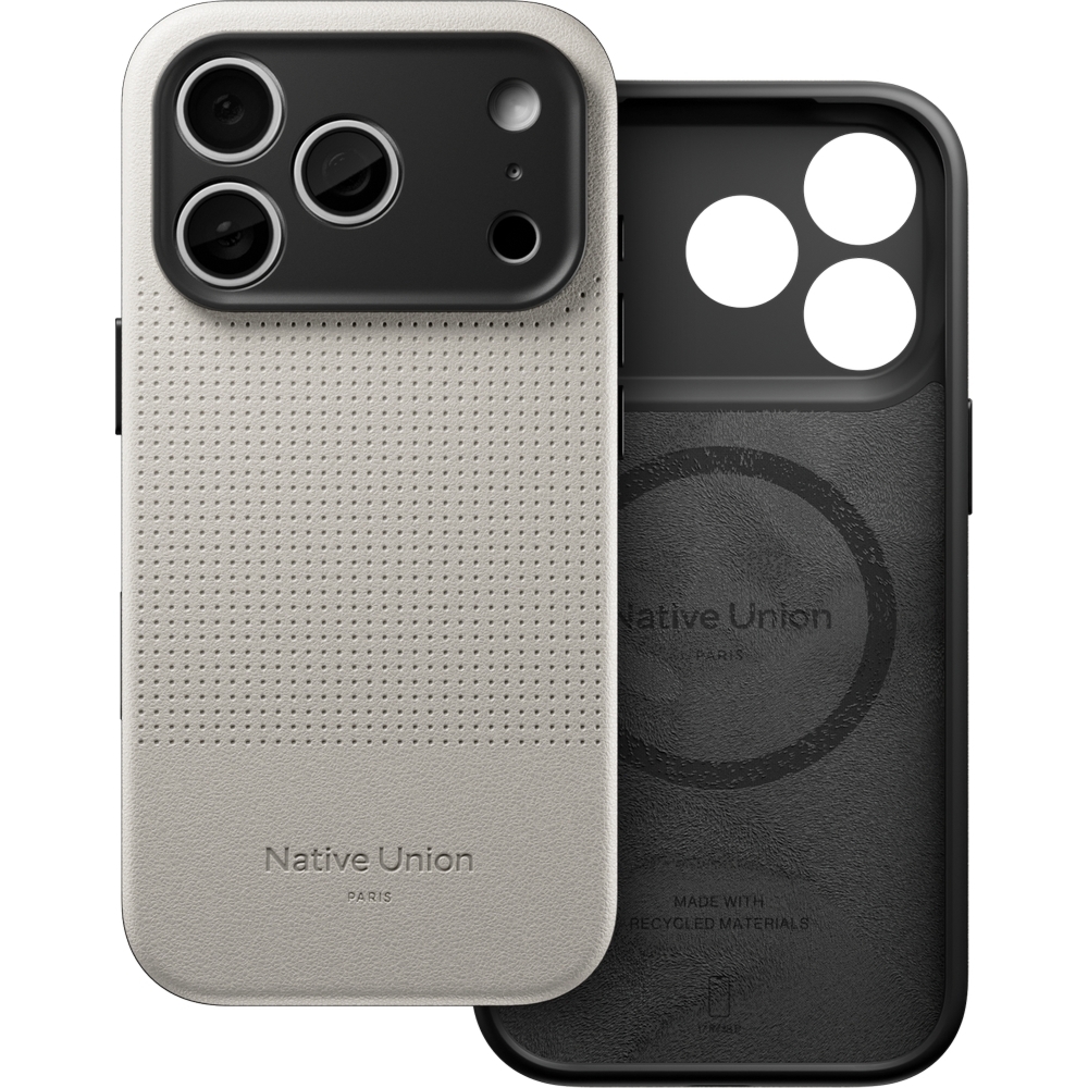 Etui Native Union Active Case MagSafe do iPhone 18 Pro, beżowe