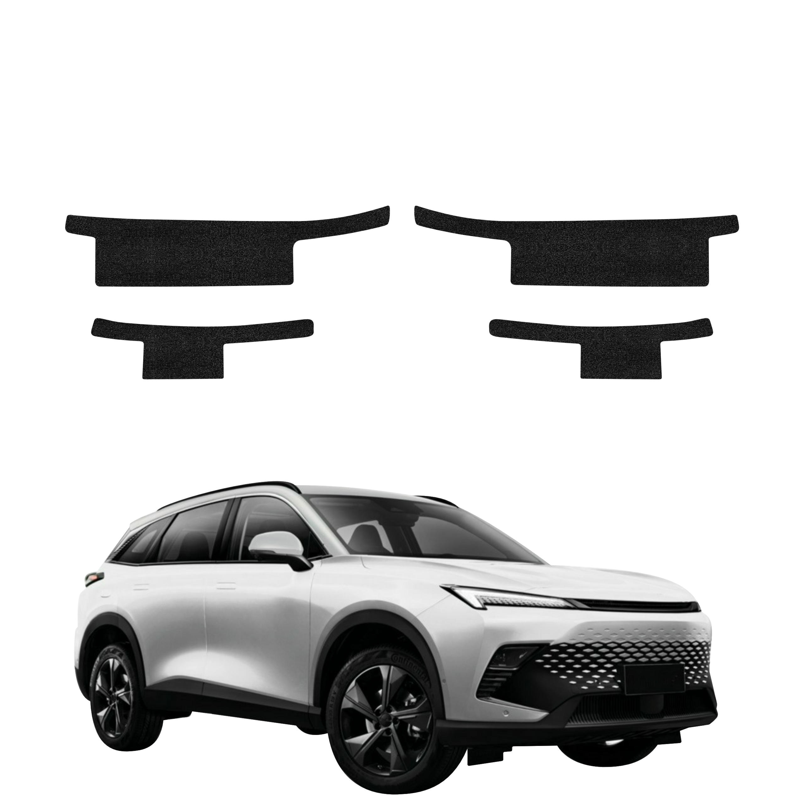 4w1 Czarna powłoka techniczna Grizz Protector na progi BAIC BEIJING 5 (2023-2026)