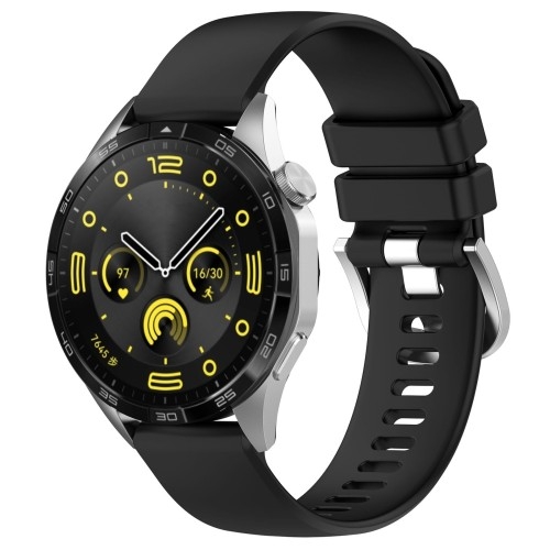 Image of Pasek Bizon Strap Watch Silicone Pro do Huawei Watch GT 4 41 mm, czarny