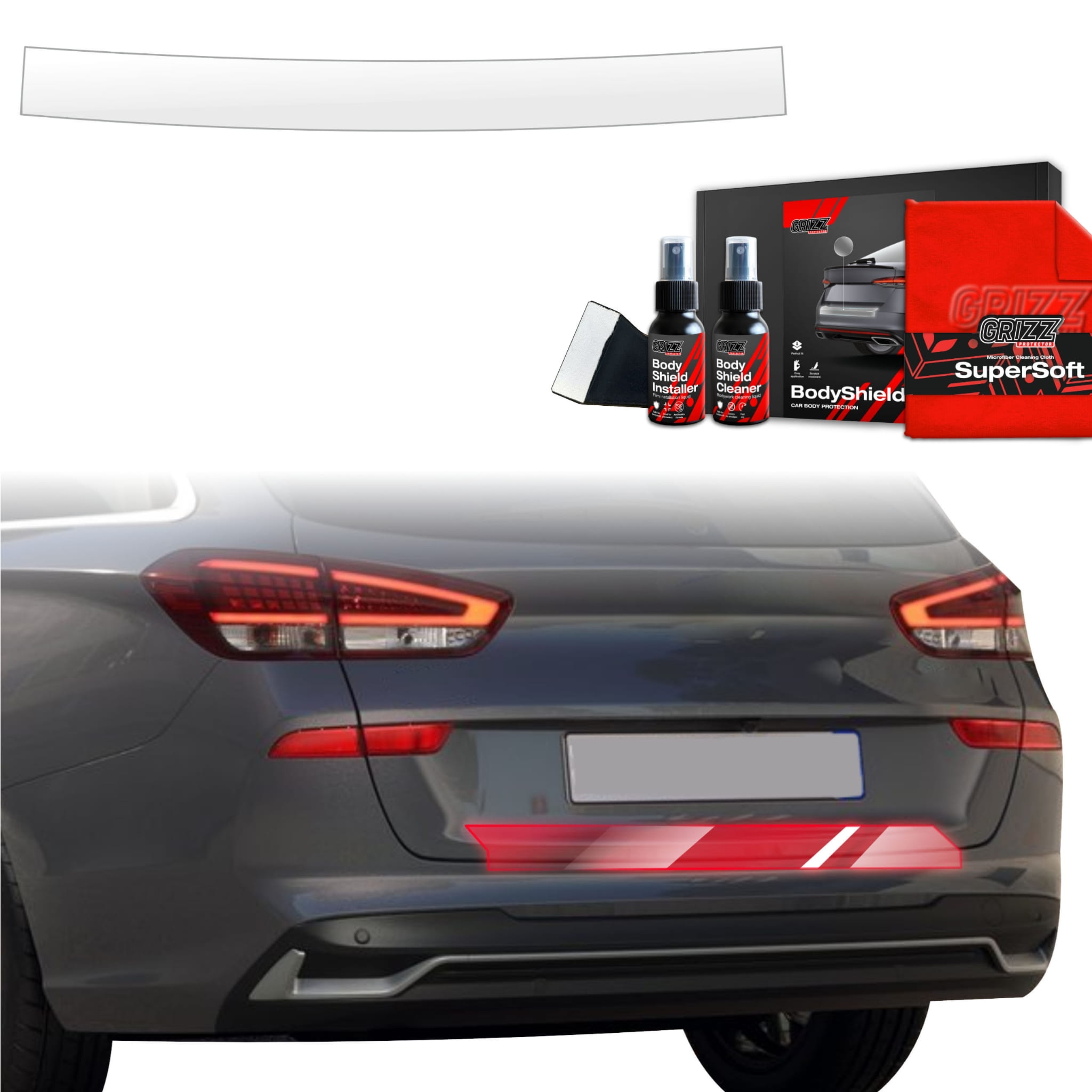 Folia ochronna Grizz Protector na próg bagażnika do Hyundai i30 Wagon (2020-2026)