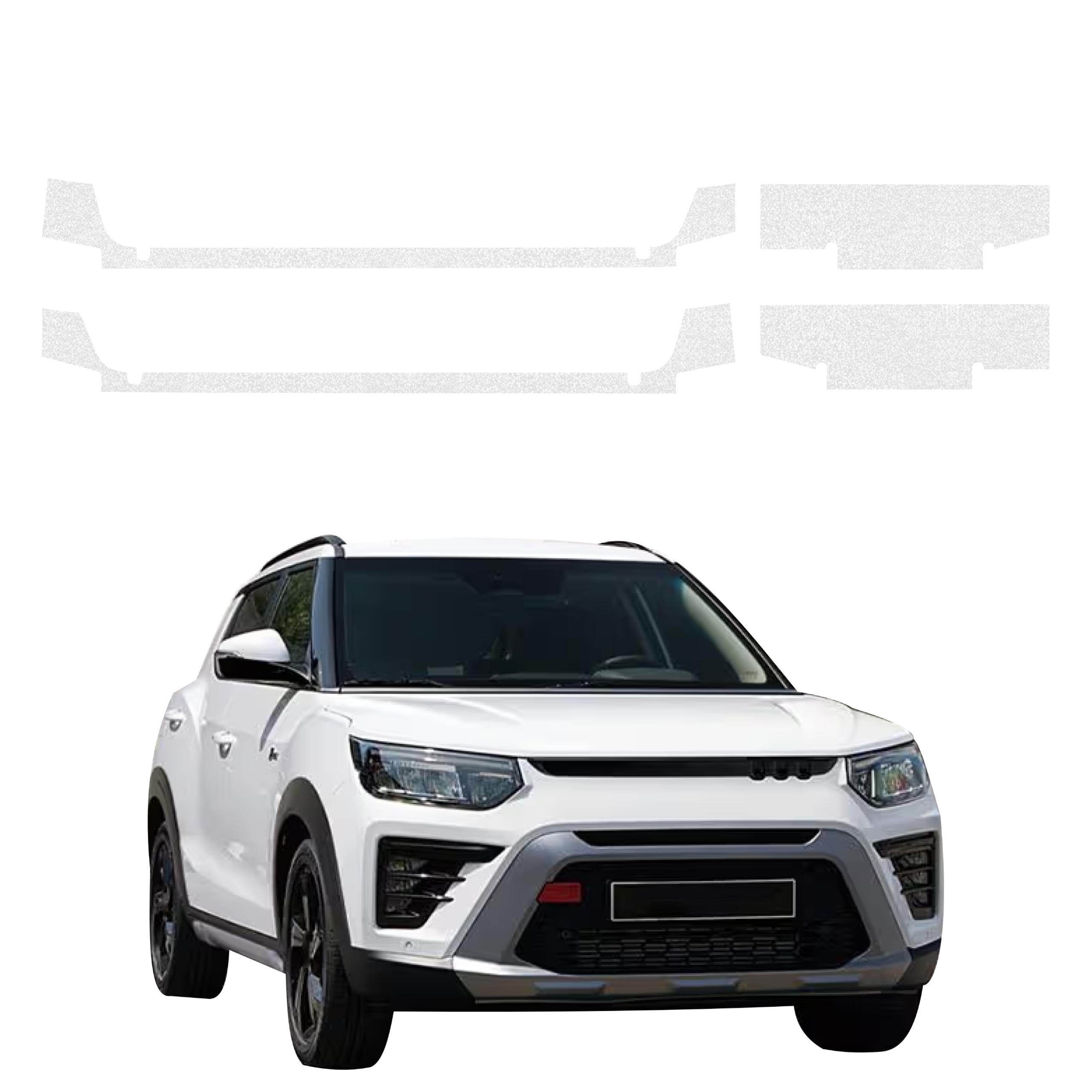 4w1 Bezbarwna powłoka techniczna Grizz Protector na progi SsangYong Tivoli (2023-2026)